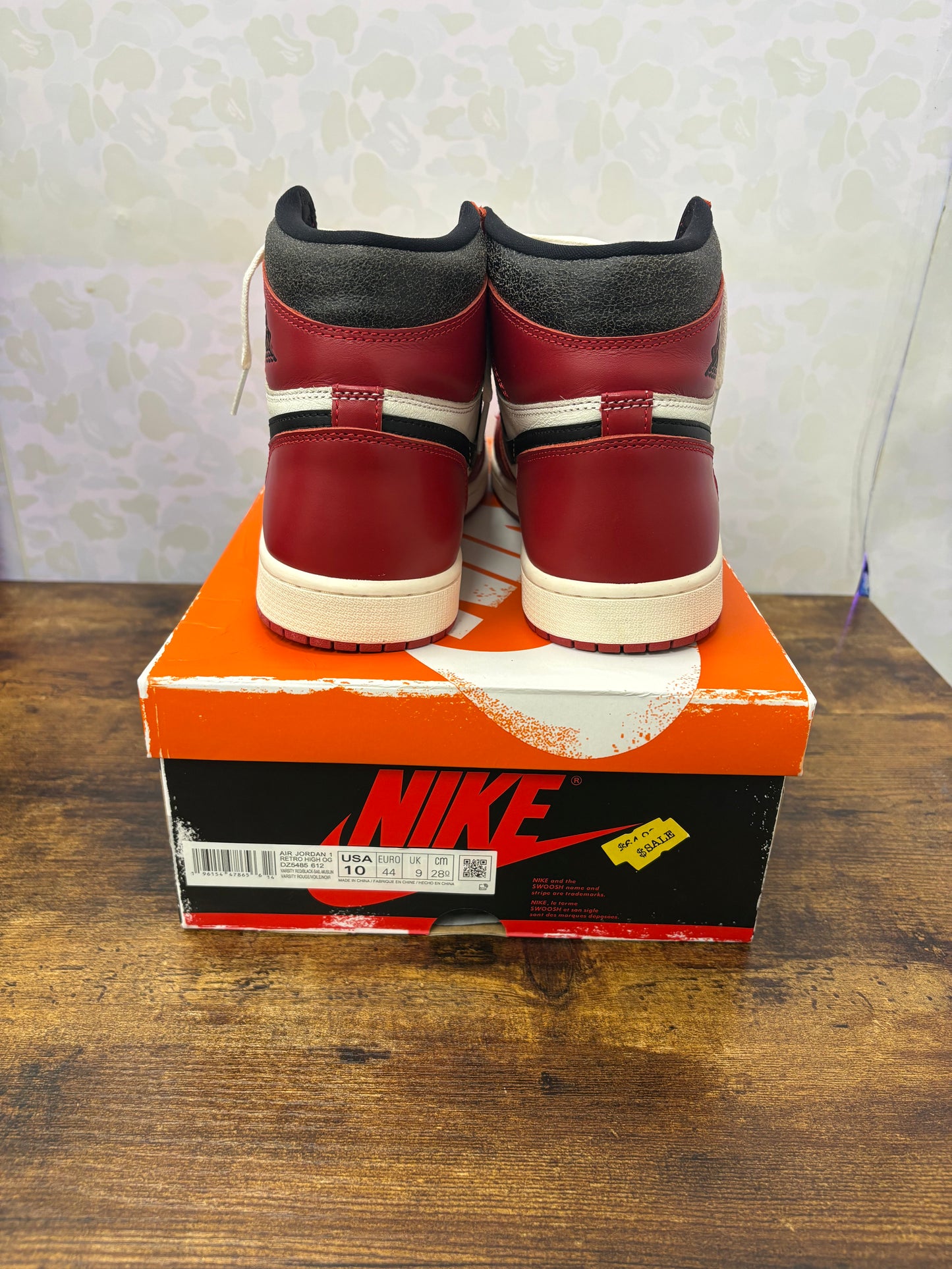 Jordan 1 “Lost and Found” Preowned Size 10