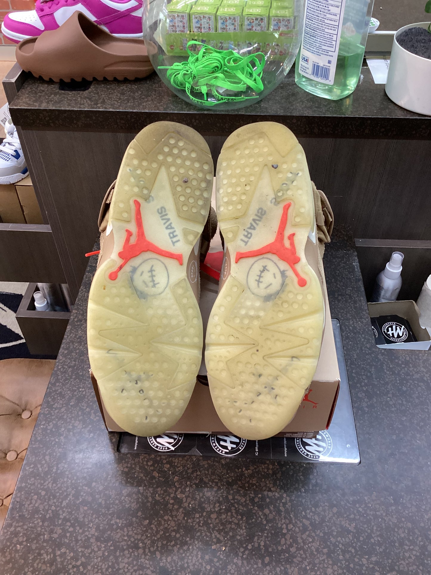 Jordan 6 x Travis Scott “British Khaki” Size 10 Preowned