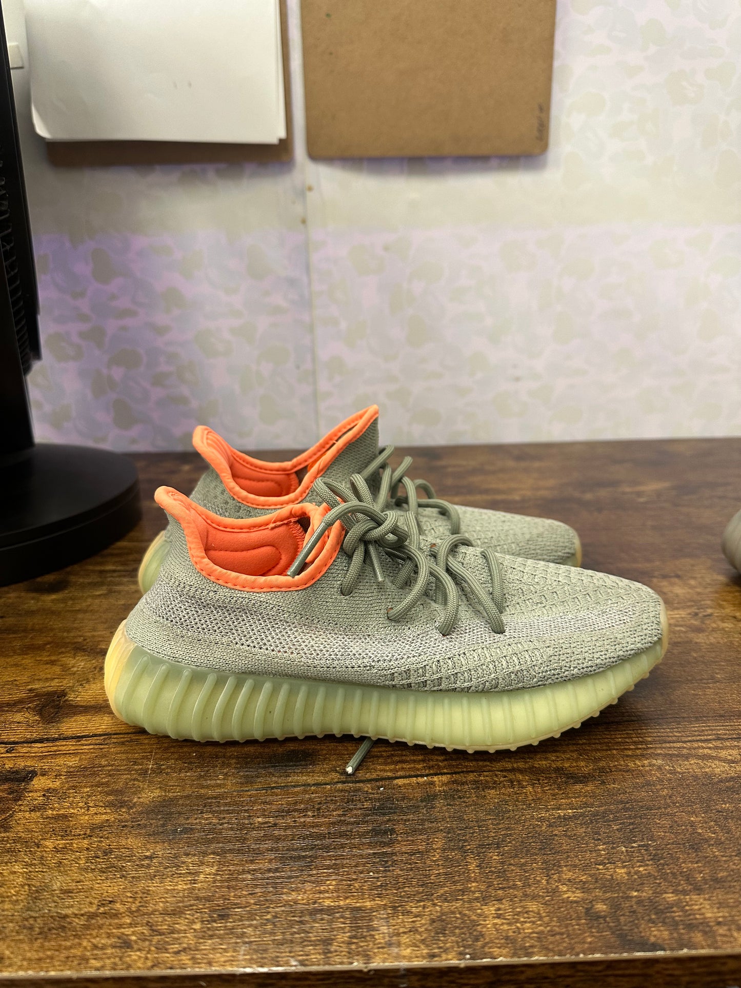 Yeezy 350 “Desert Sage” Preowned Sz 4.5Y No Box