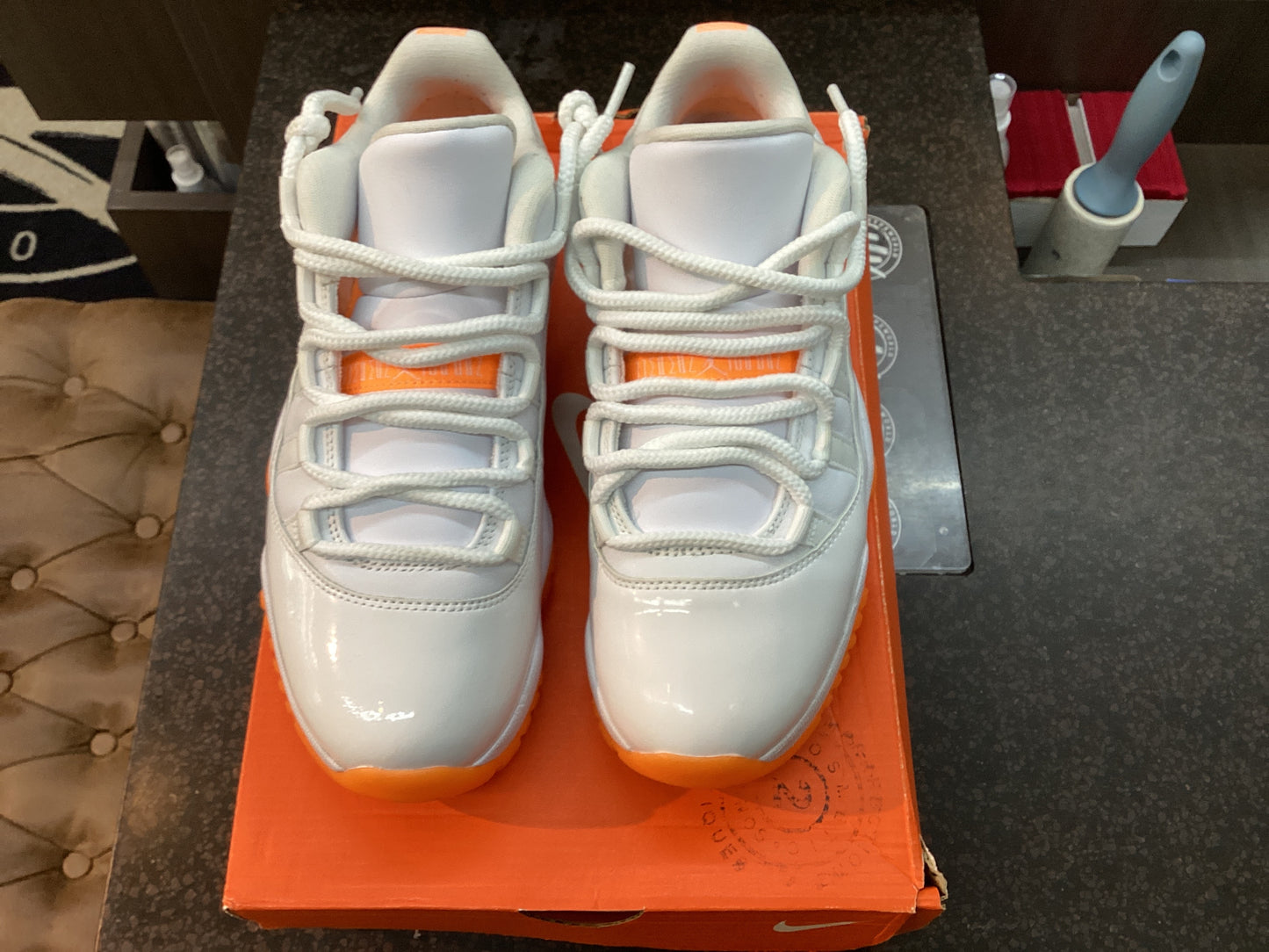 Jordan 11 Low “Citrus” B-Grade Preowned Size 8.5W/7Y