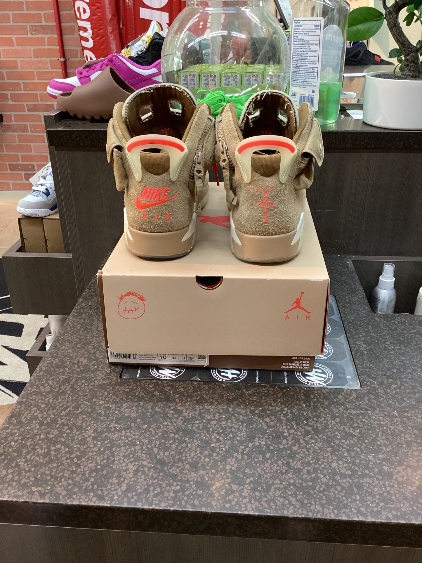 Jordan 6 x Travis Scott “British Khaki” Size 10 Preowned