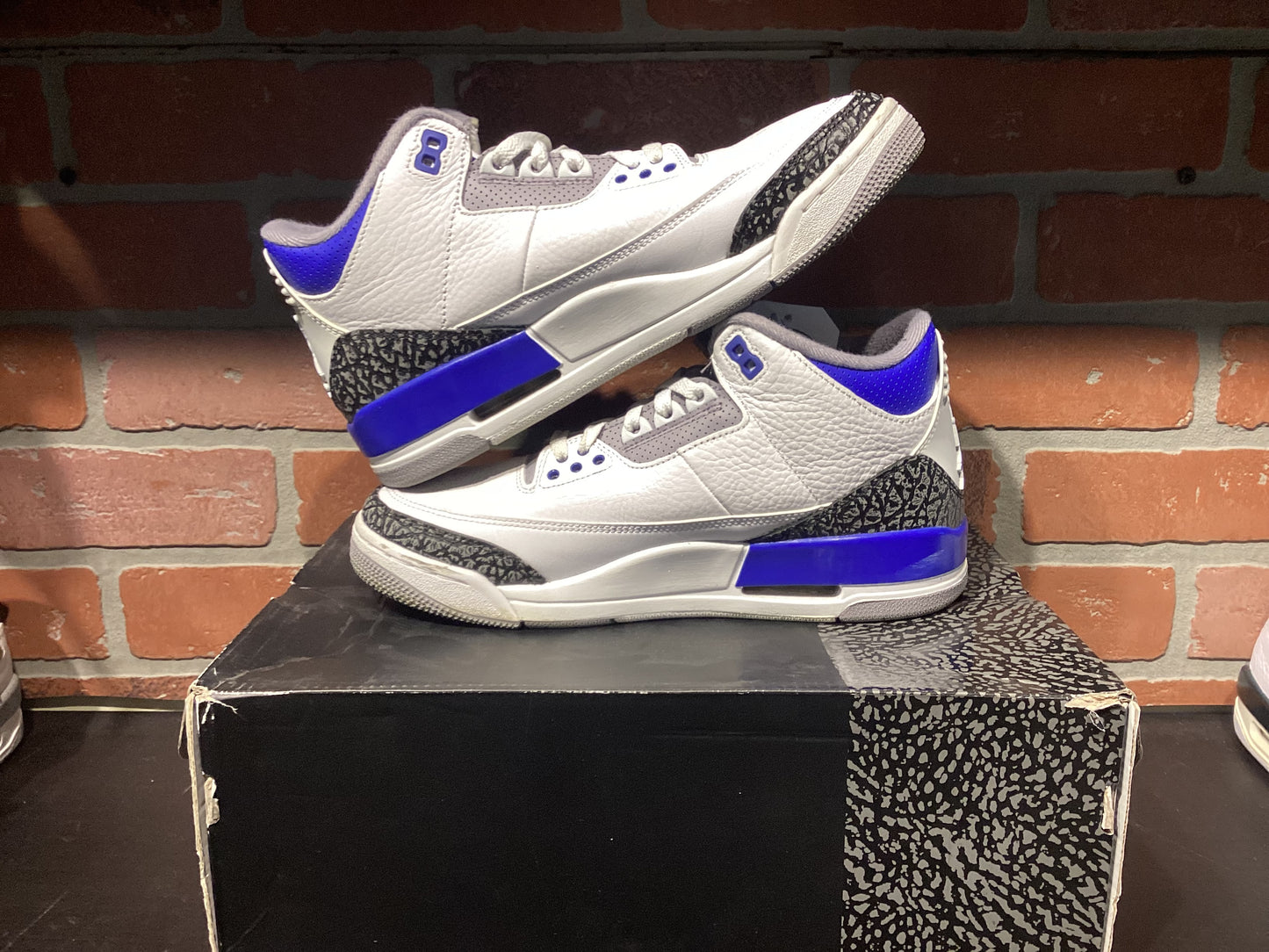 Jordan 3 “Racer Blue” Size 8 Preowned