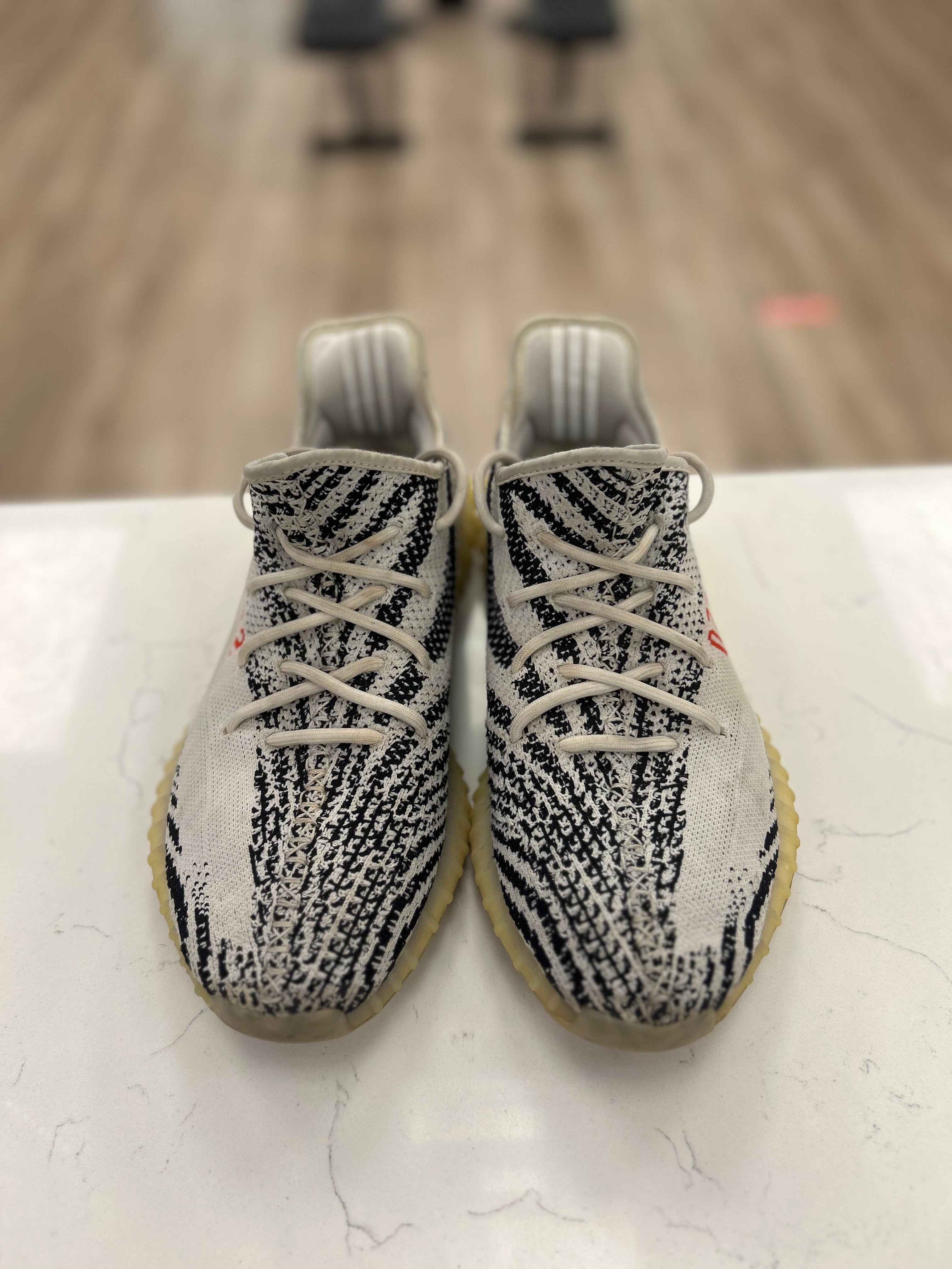 Adidas Yeezy Boost 350 V2 “Zebra” Size 10.5M Preowned No Box