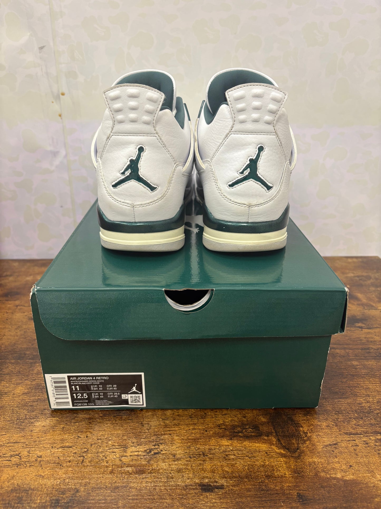 Jordan 4 “Oxidized Green” Preowned Size 11