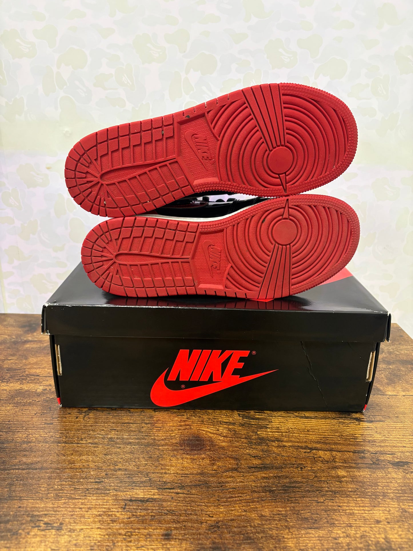 Jordan 1 “Patent Bred” Preowned Size 7Y
