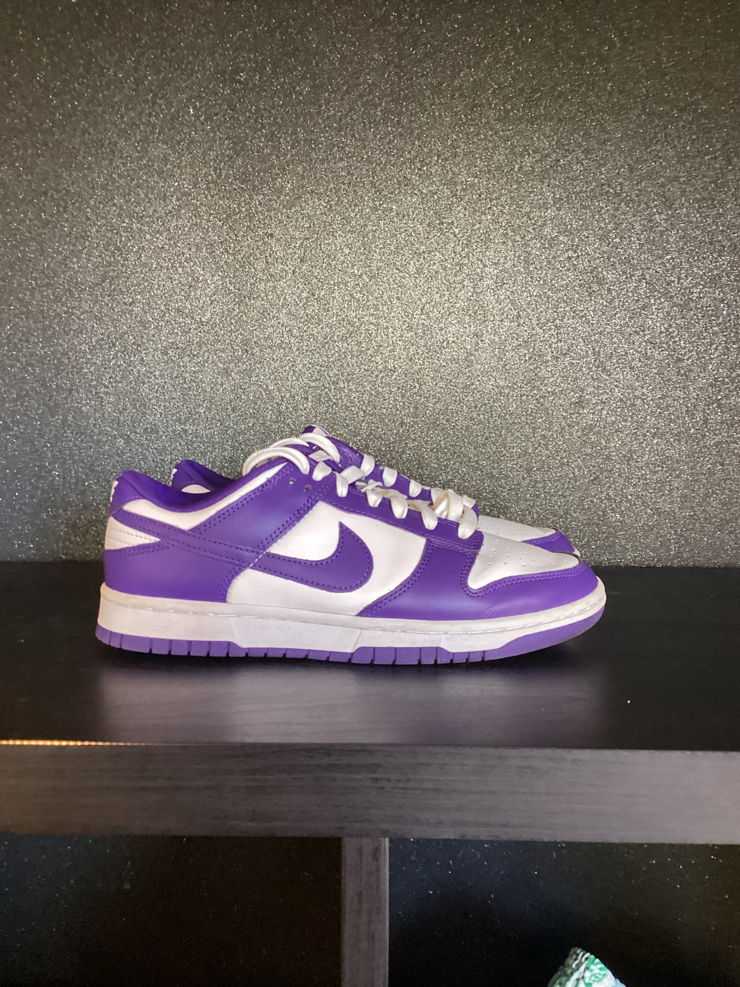 Nike Dunk Low Championship Court Purple Size 7.5 Preowned No Box