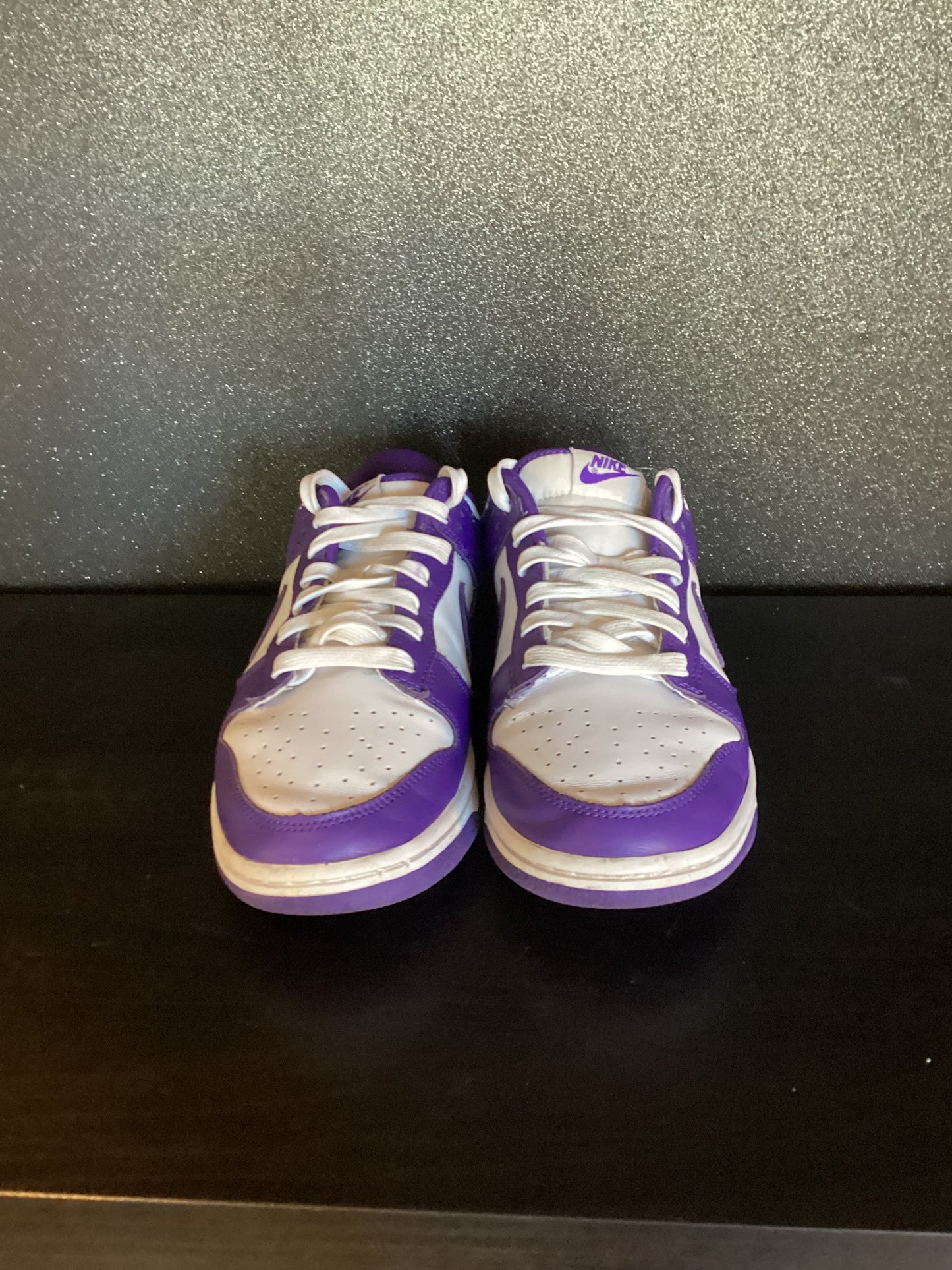 Nike Dunk Low Championship Court Purple Size 7.5 Preowned No Box