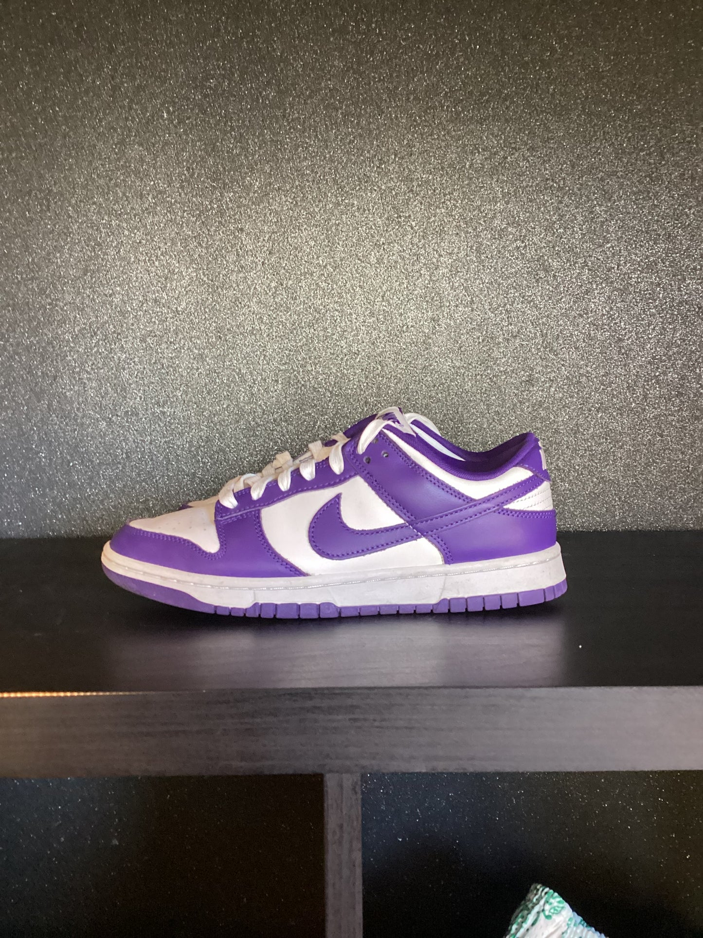 Nike Dunk Low Championship Court Purple Size 7.5 Preowned No Box