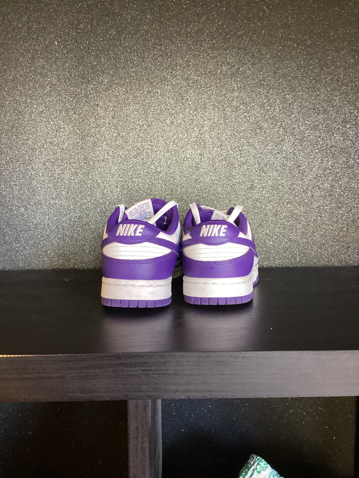 Nike Dunk Low Championship Court Purple Size 7.5 Preowned No Box