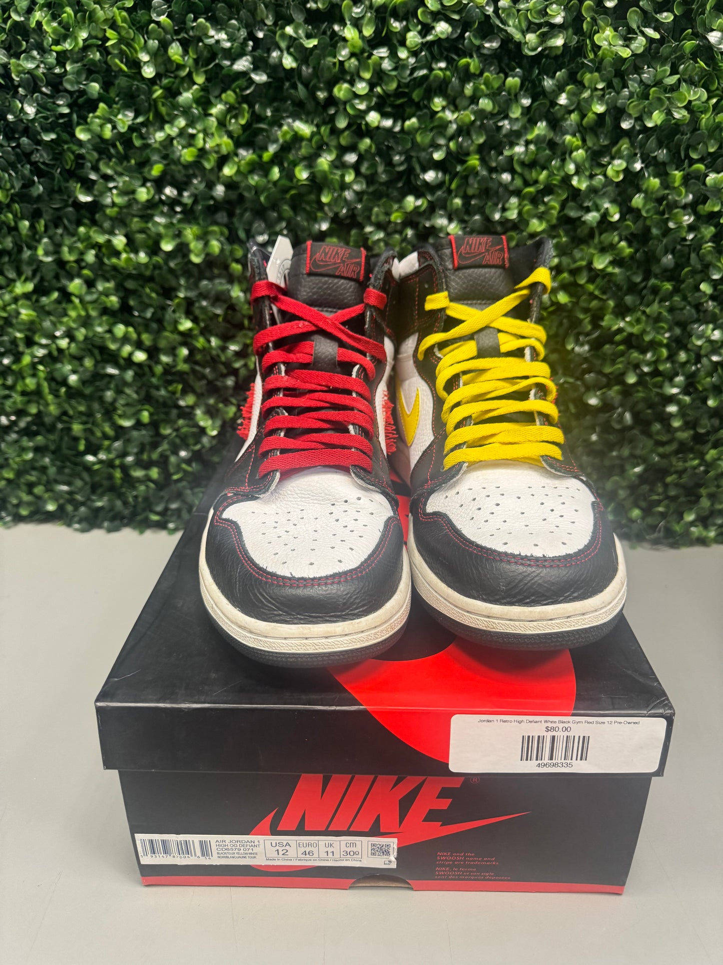 Jordan 1 High "Defiant" Size 12 Preowned
