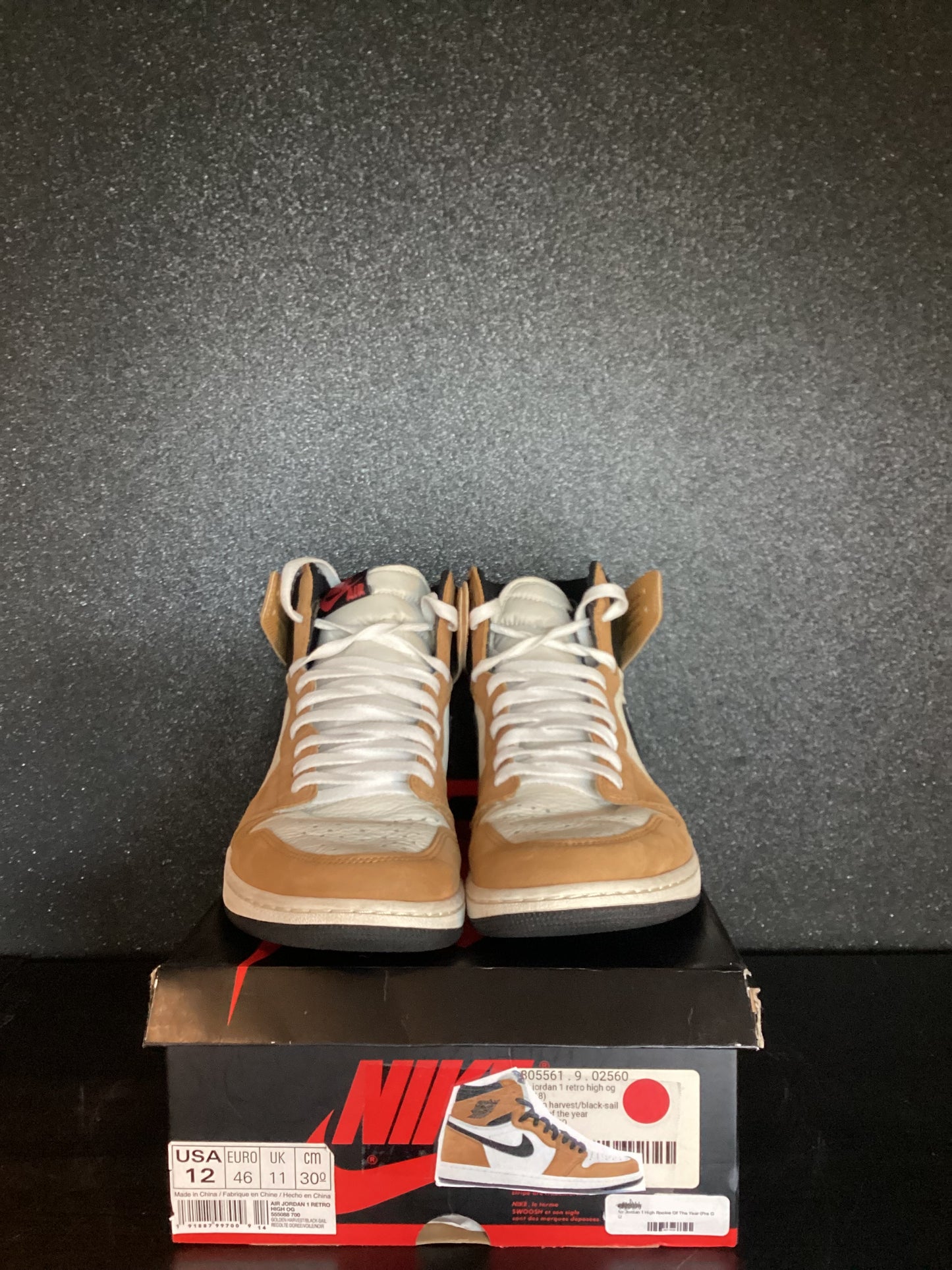 Jordan 1 High "Rookie Of The Year" Size 12 Preowned