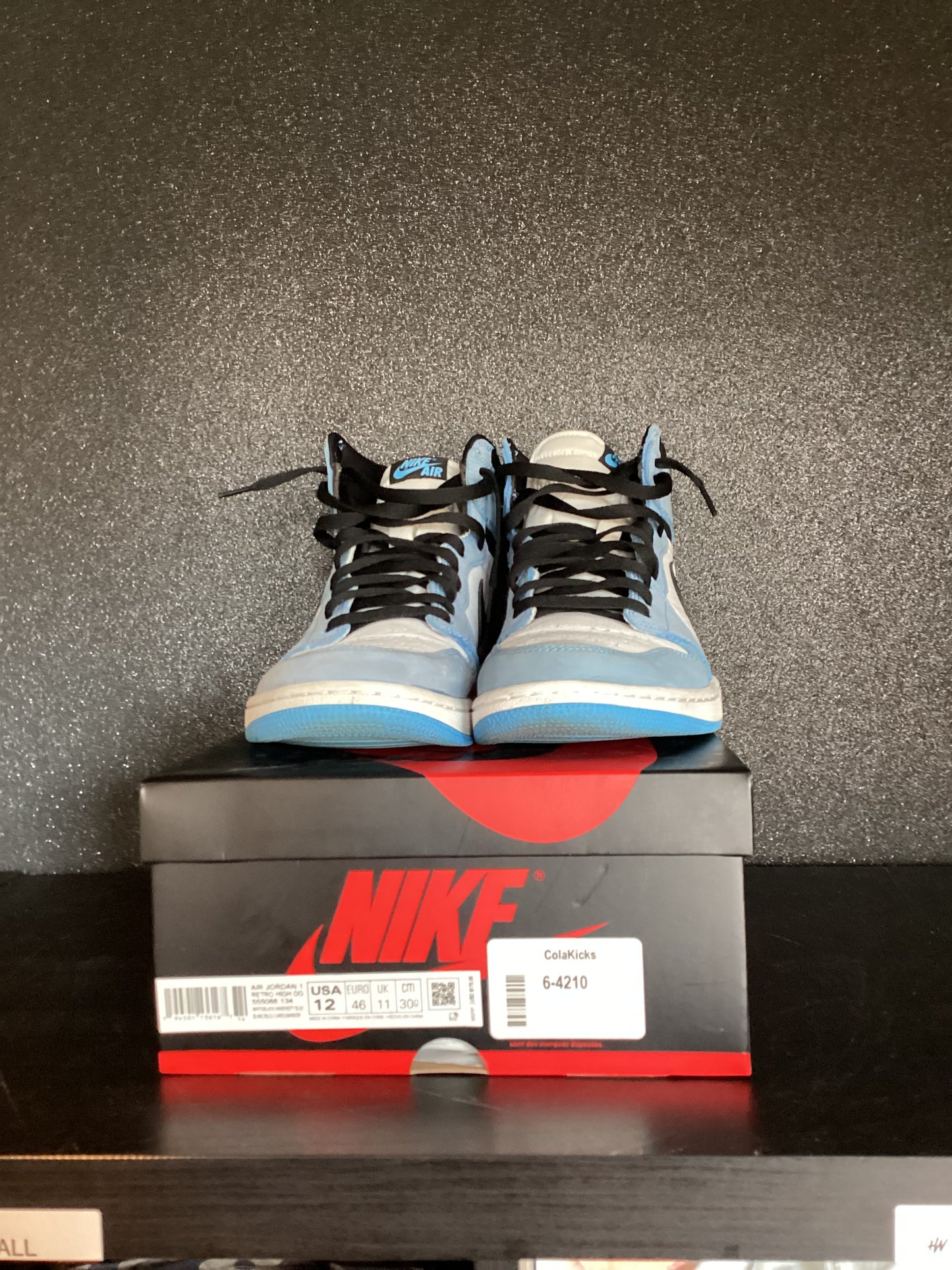 Jordan 1 Retro University Size 12 Preowned