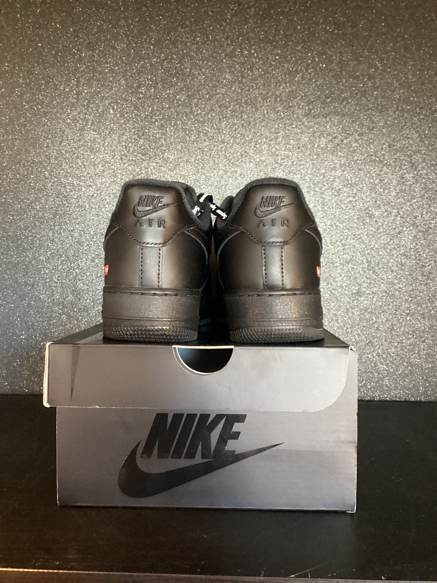 Nike Air Force Supreme Black Size 8 Preowned