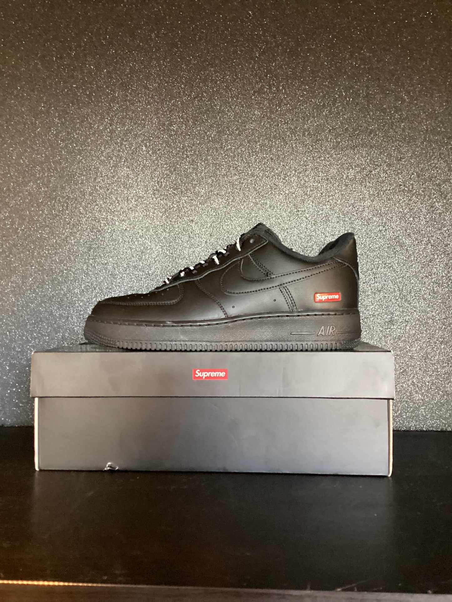 Nike Air Force Supreme Black Size 8 Preowned