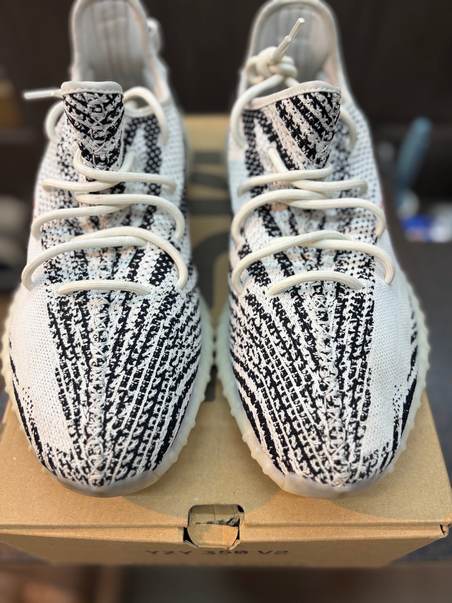 Yeezy 350 v2 "Zebra" Size 13 Pre Owned