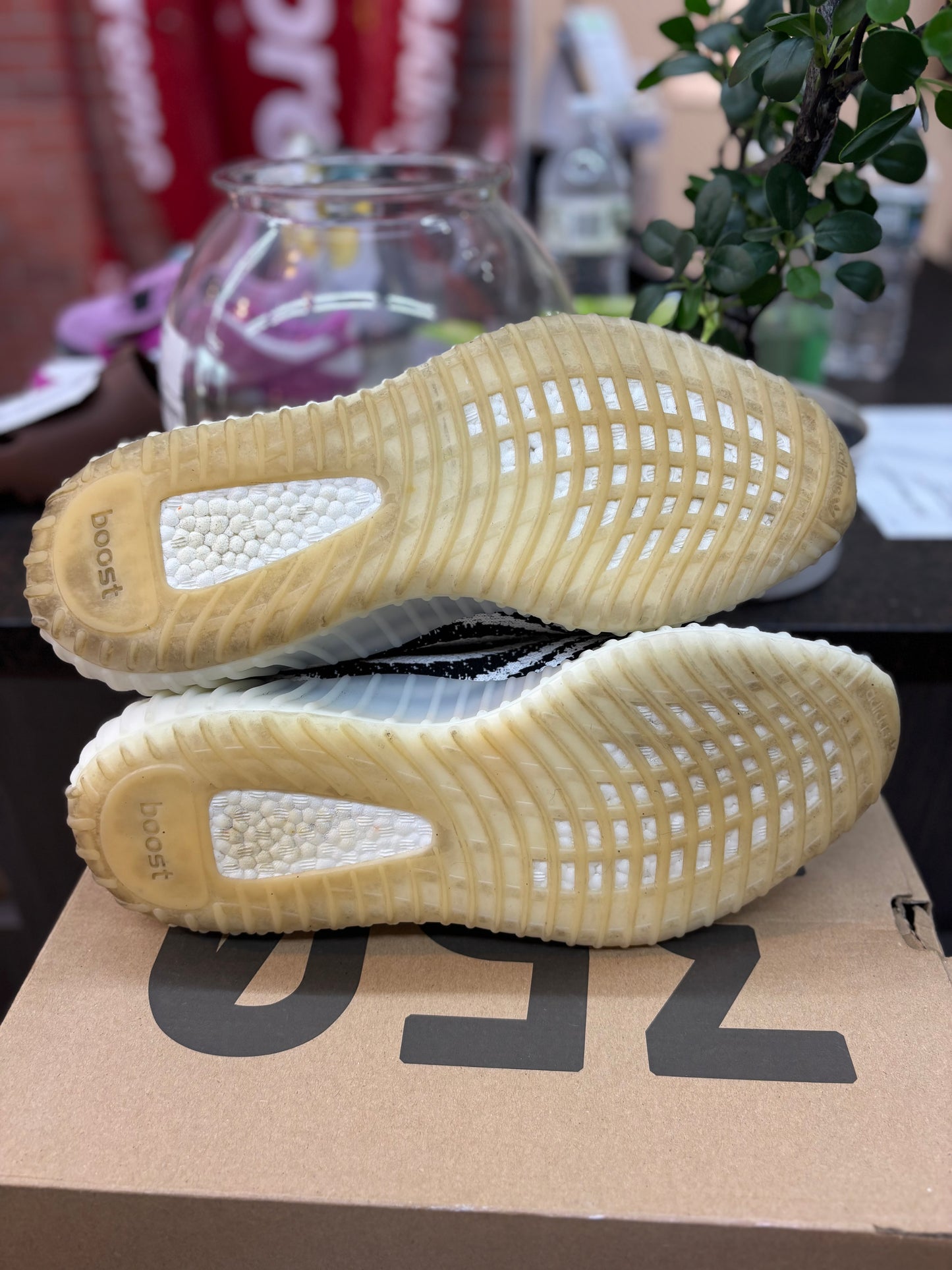 Yeezy 350 v2 "Zebra" Size 13 Pre Owned