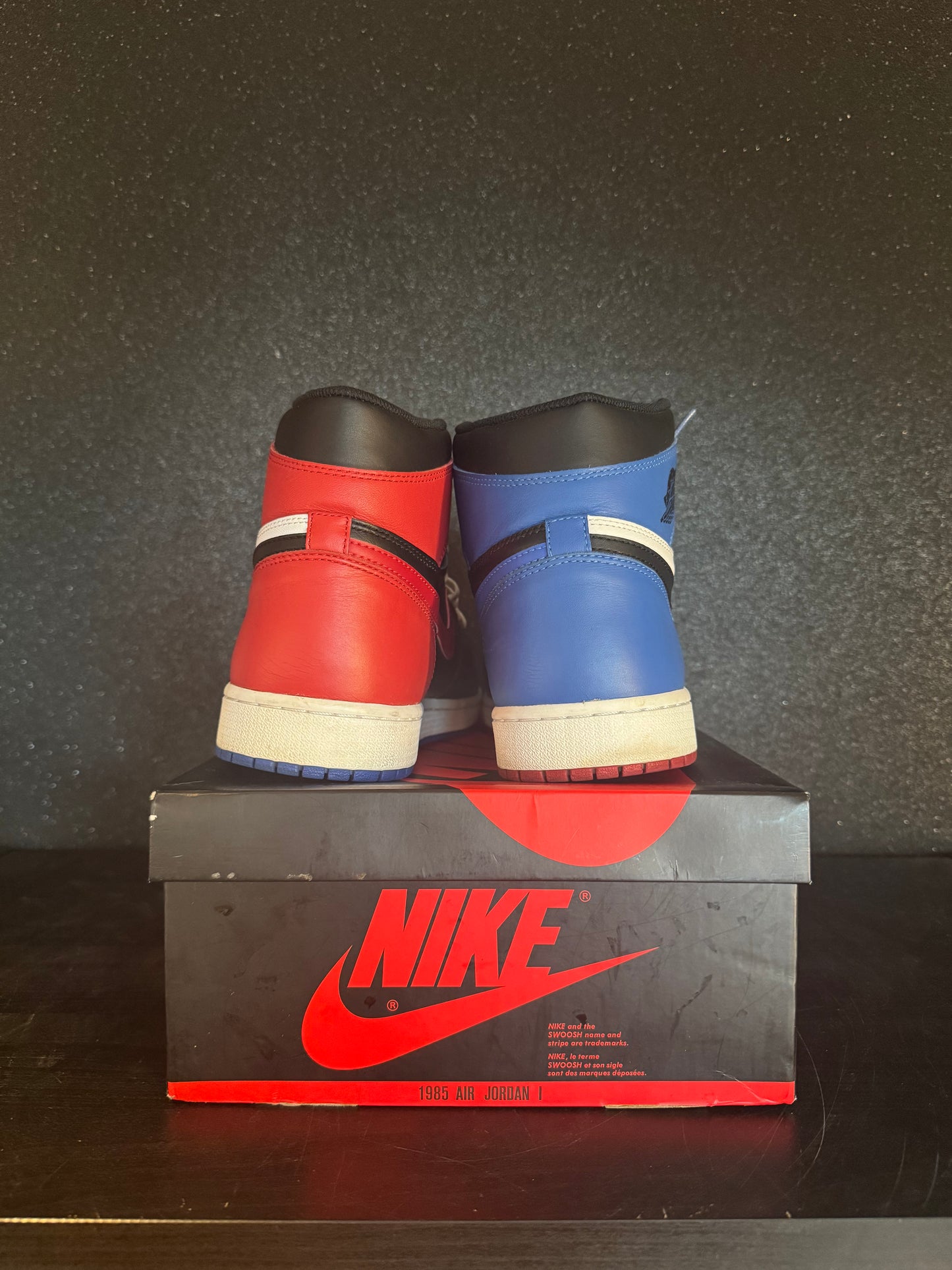 Jordan 1 'Top 3' Size 12 Preowned with box