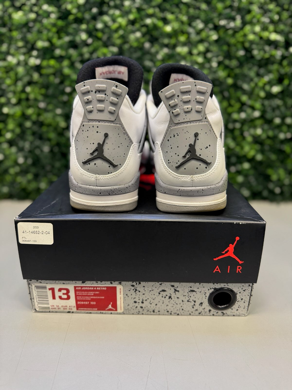 Jordan 4 "White Cement" 2026 Size 13 Preowned