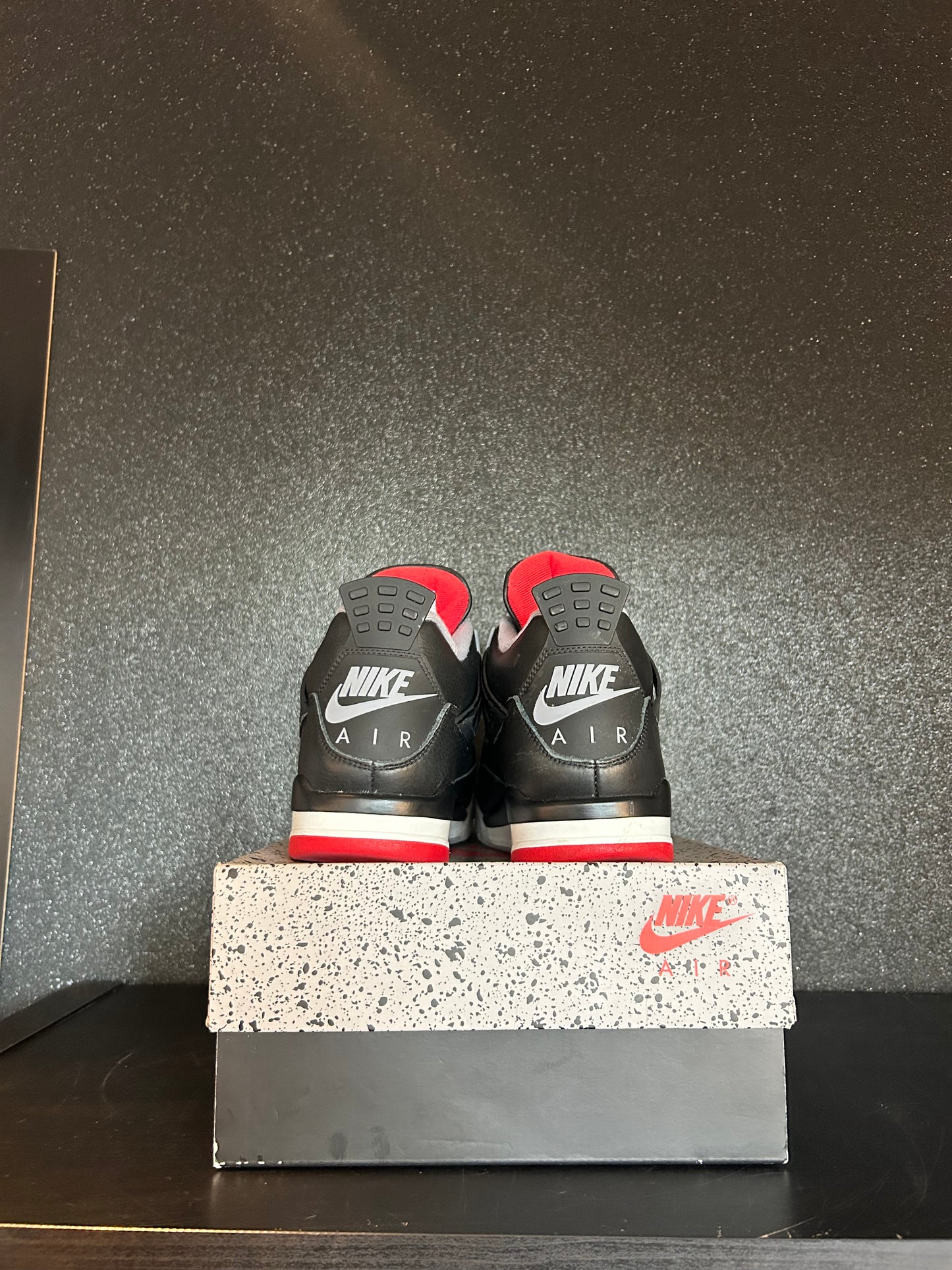 Jordan 4 Retro "Reimagined Bred" Preowned Size 9 With Box
