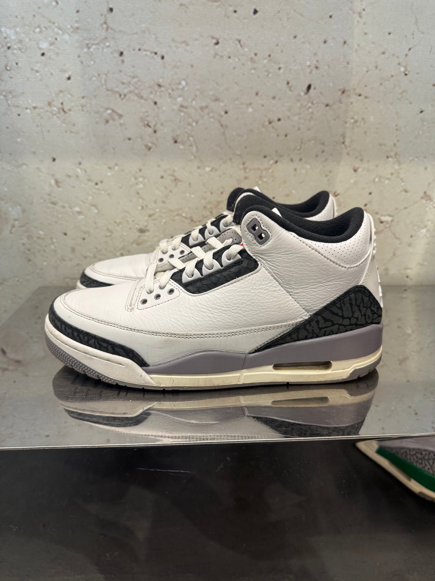 Jordan 3 "Cement Grey" Size 9 Preowned