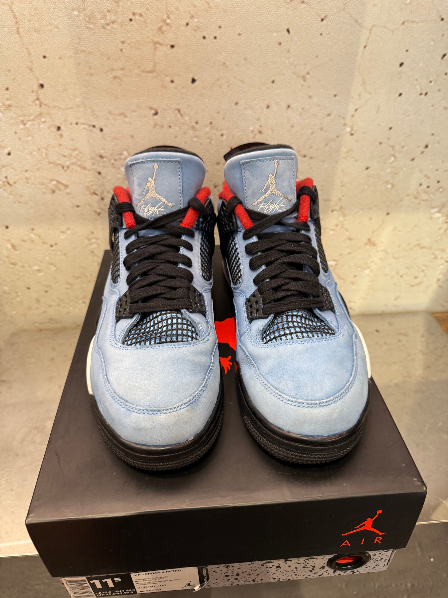 Jordan 4 X Travis Scott "Cactus Jack" Size 11.5 Preowned