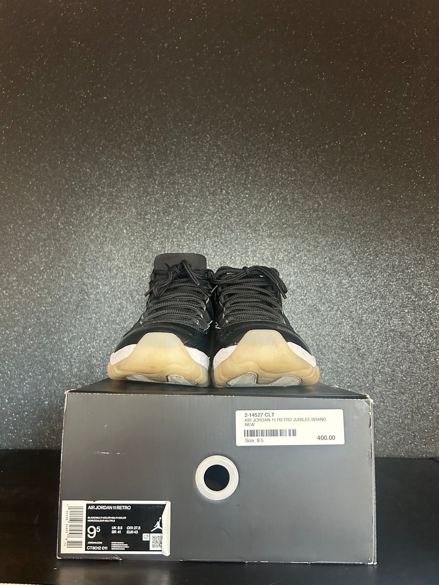 Jordan 11 Retro Jubilee 25th Anniversary Size 9.5 Preowned