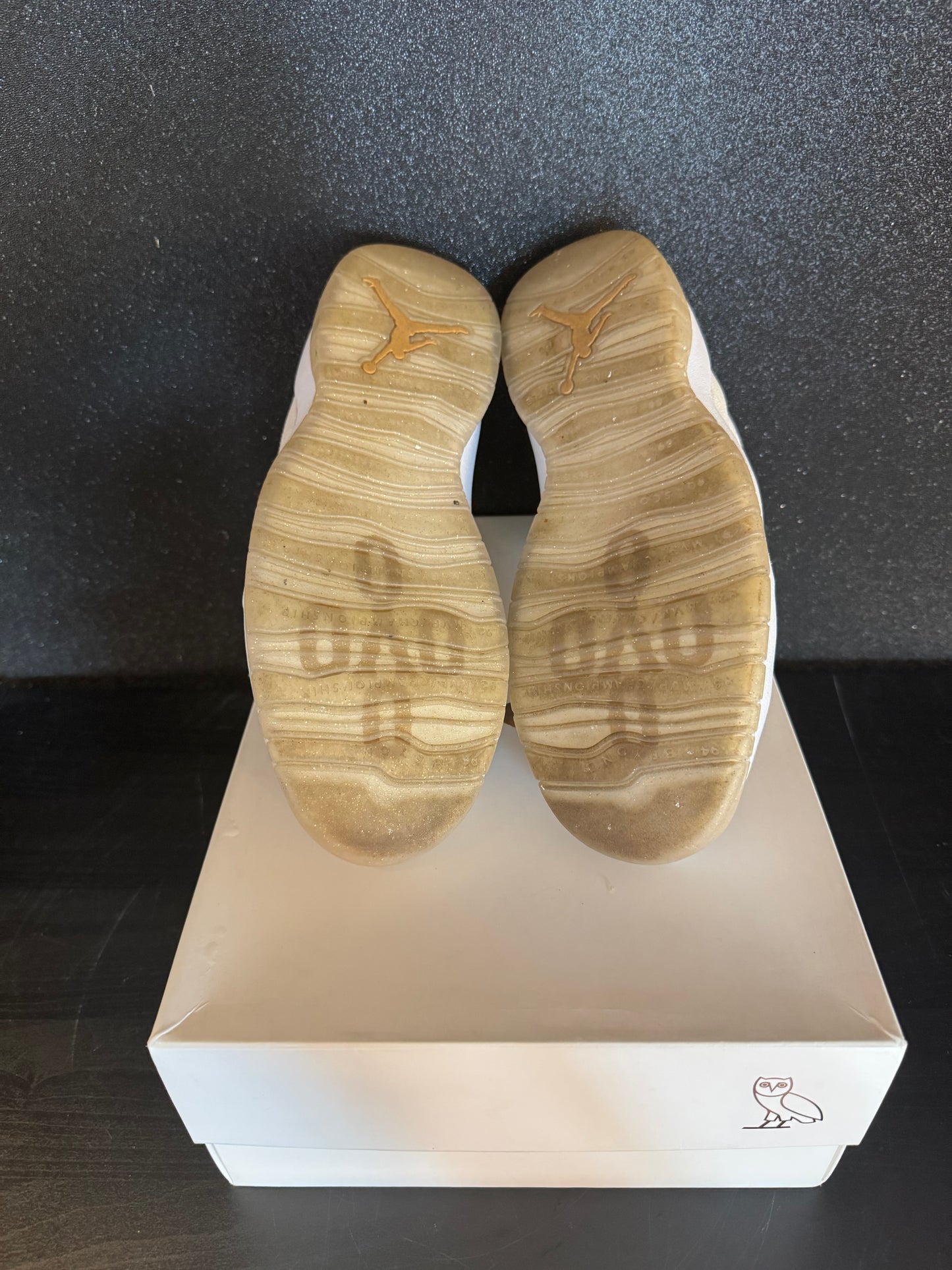 Jordan 10 'OVO' Size 10.5 Preowned with box