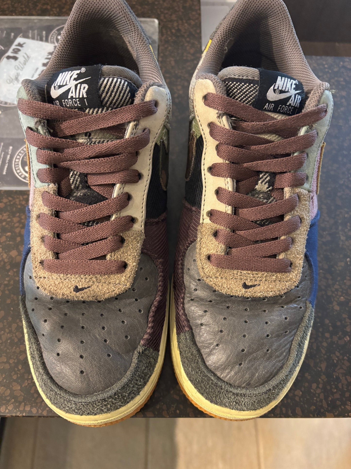 Nike Air Force 1 Low "Travis Scott Cactus Jack" Size 8 Pre Owned
