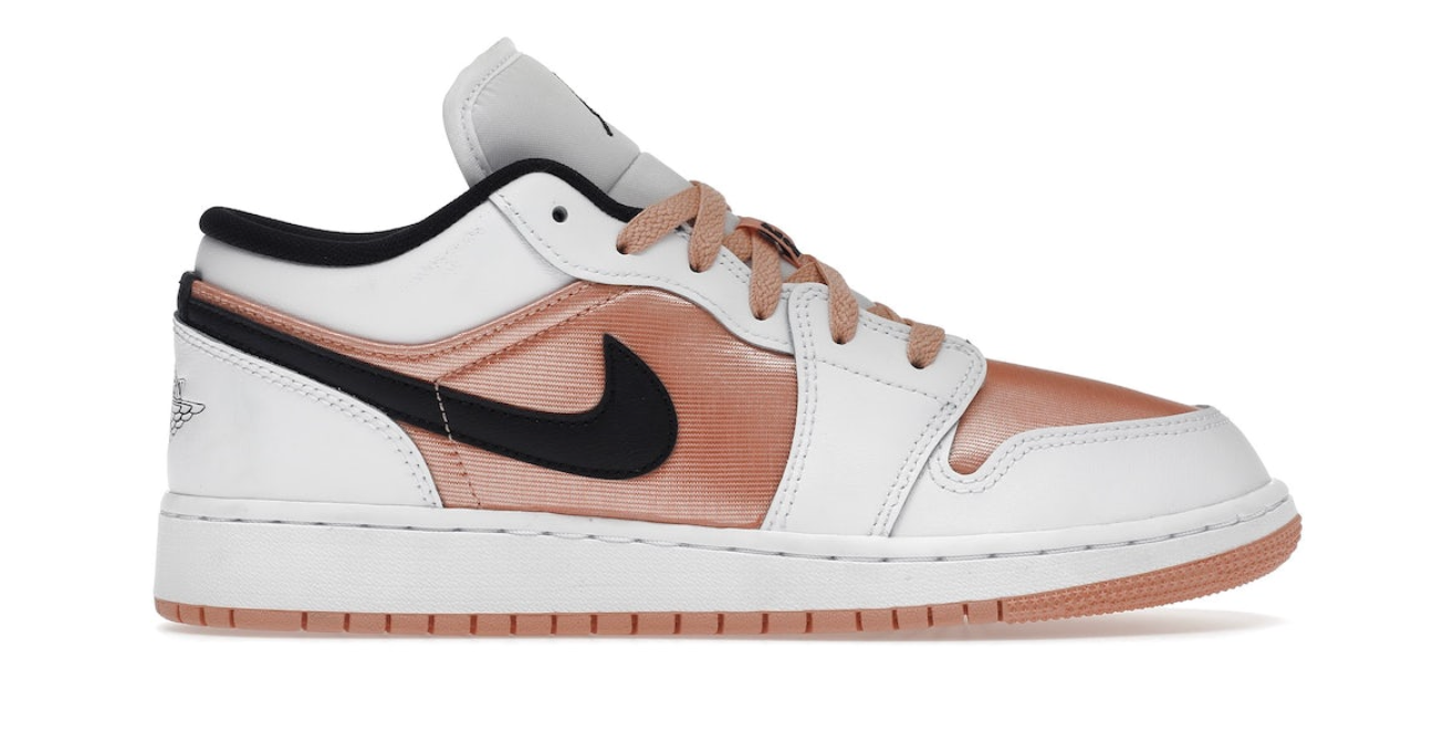 Jordan 1 Low "White Light Madder Root" (GS)