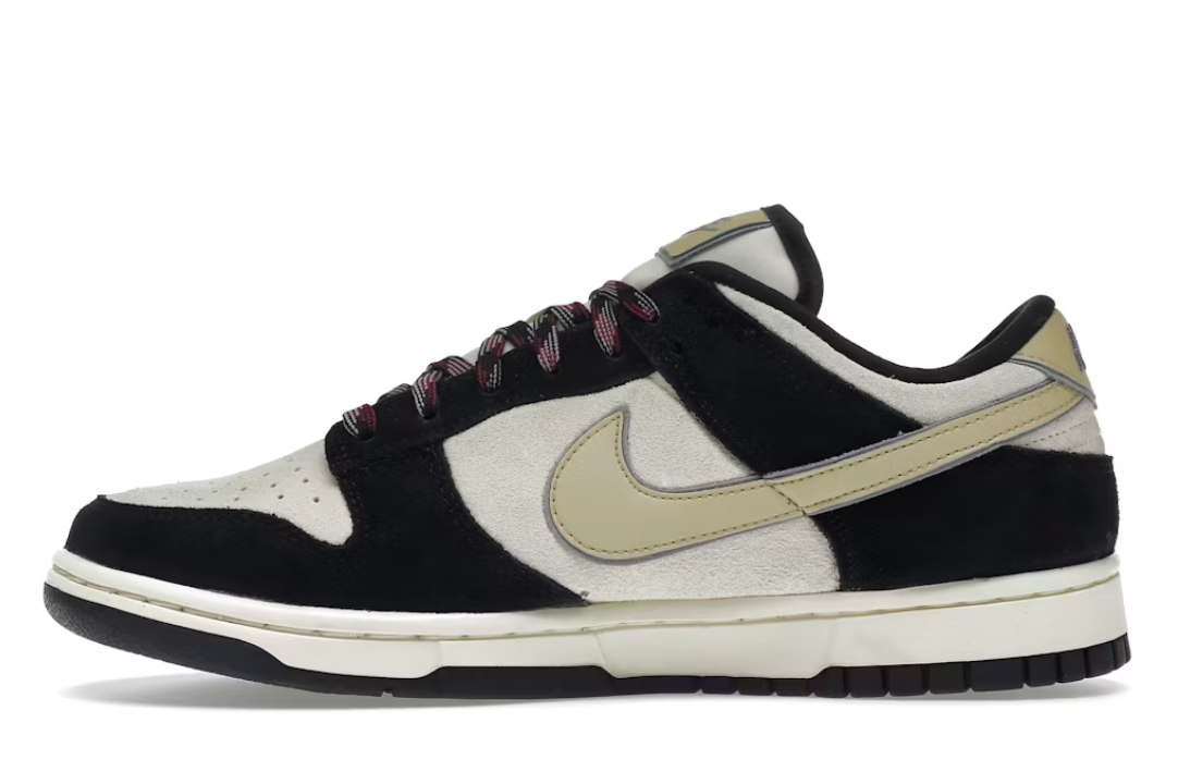 Nike Dunk Low "Black Suede Team Gold" Women's