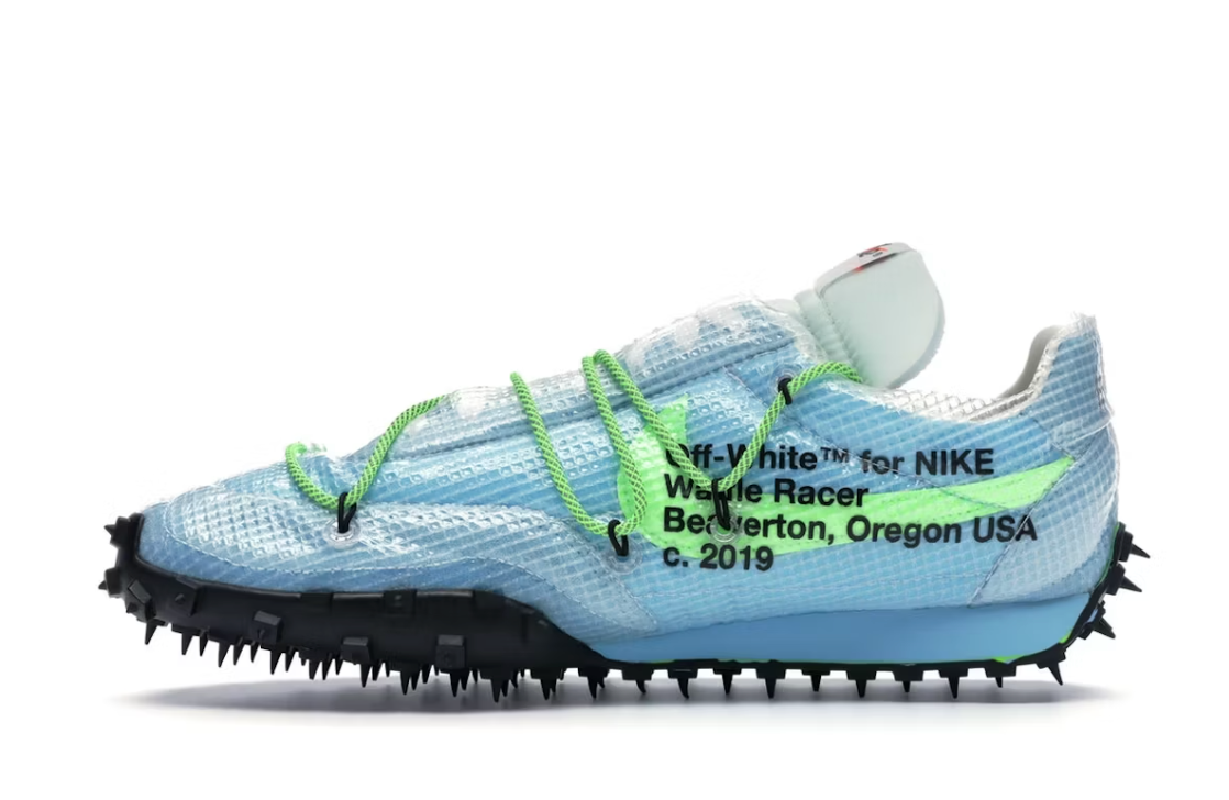 Nike x Off White Waffle Racer “Vivid Sky” Women's