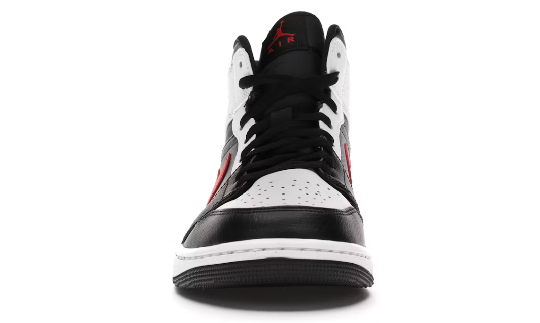 Jordan 1 Mid "Black Chile Red White"