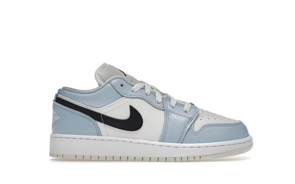 Jordan 1 Low "Ice Blue Black” (GS)