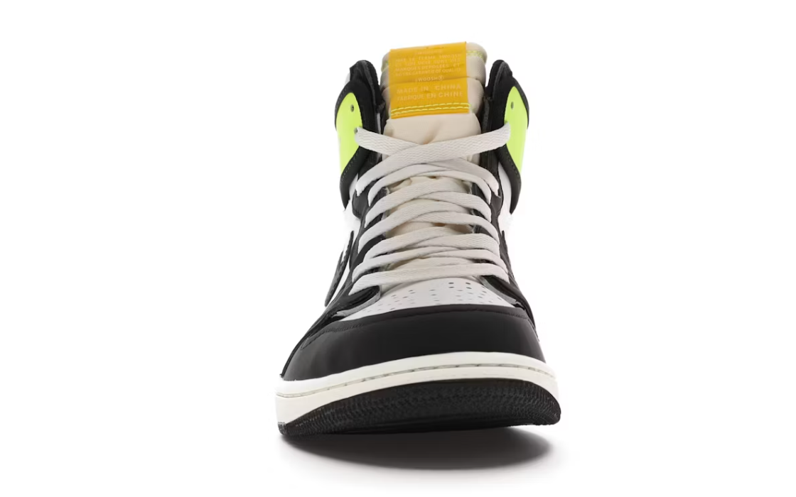 Jordan 1 Retro High "White Black Volt University Gold"