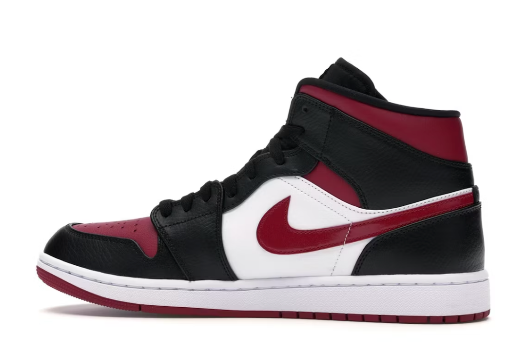 Jordan 1 Mid “Bred Toe”