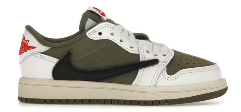 Jordan 1 Low X Travis Scott "Medium Olive" PS