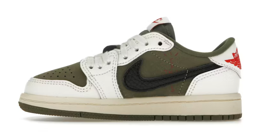 Jordan 1 Low X Travis Scott "Medium Olive" PS