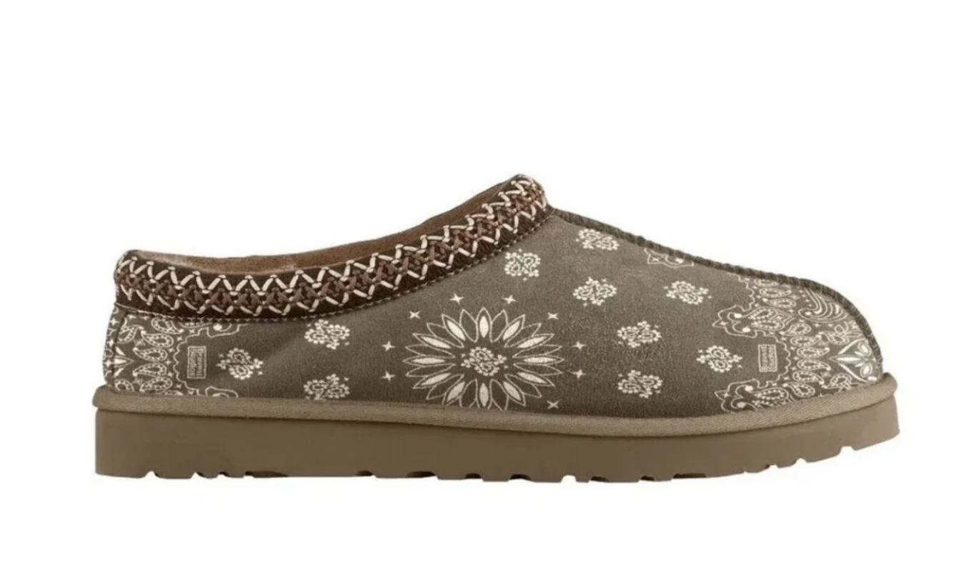 Bravest Studios Brown Paisley Slippers