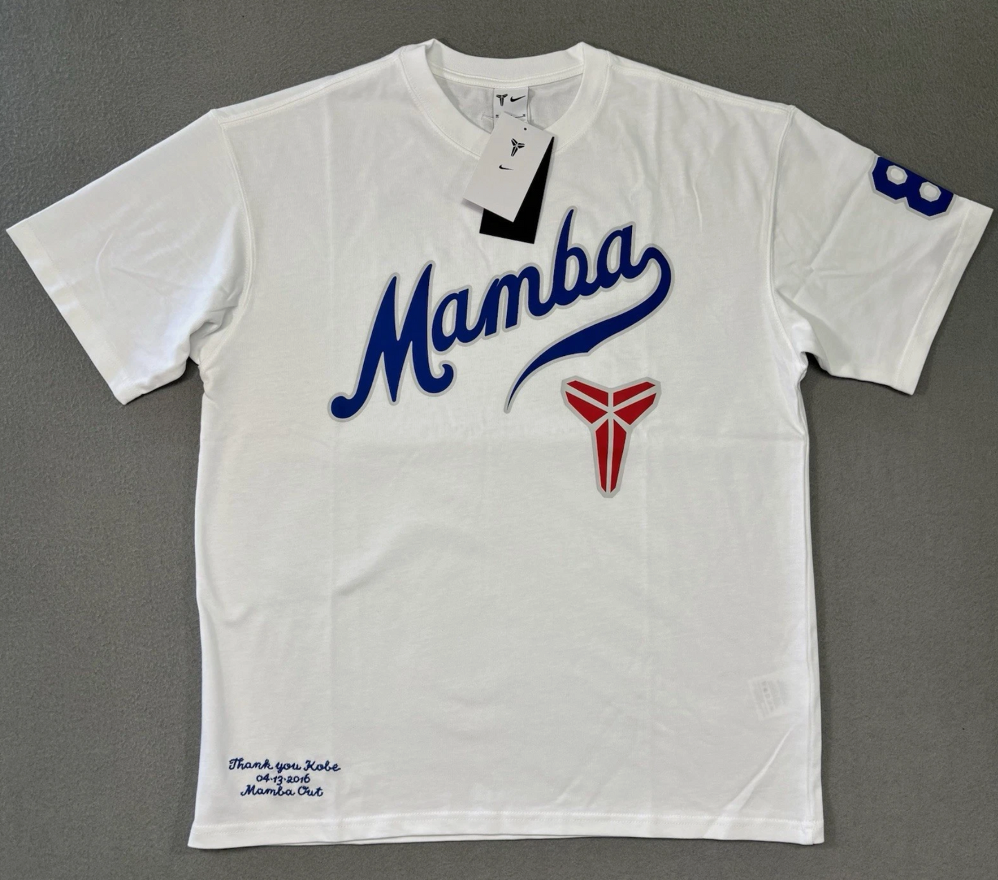 Nike Kobe Bryant LA Dodgers Mamba T-shirt "White"