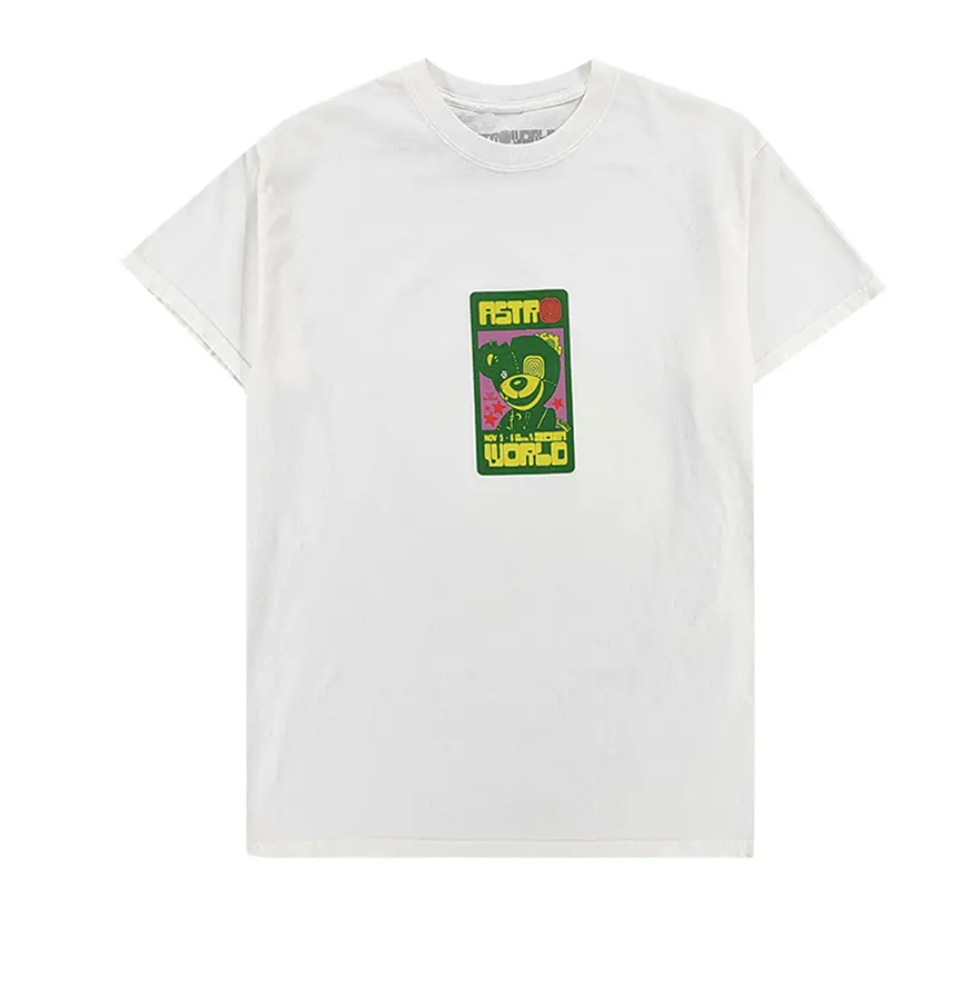 Cactus Jack by Travis Scott Scare Bear Tee II 'White'