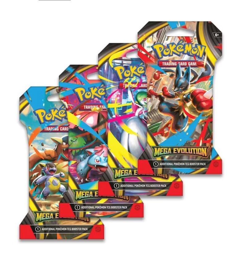 Pokmon Mega Evolution Single Sleeved Booster Pack (Artwork May Vary) Hype World Pokmon Mega Evolution Single Sleeved Booster Pack (Artwork May Vary) Hype World