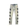 Mixed Emotions ‘Desert’ Monogram Denim