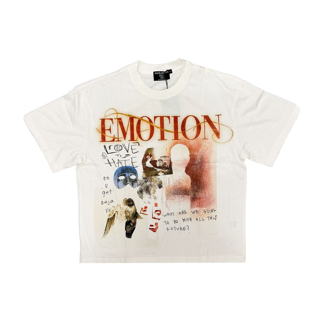 Mixed Emotions White “Deja Vu” Tee