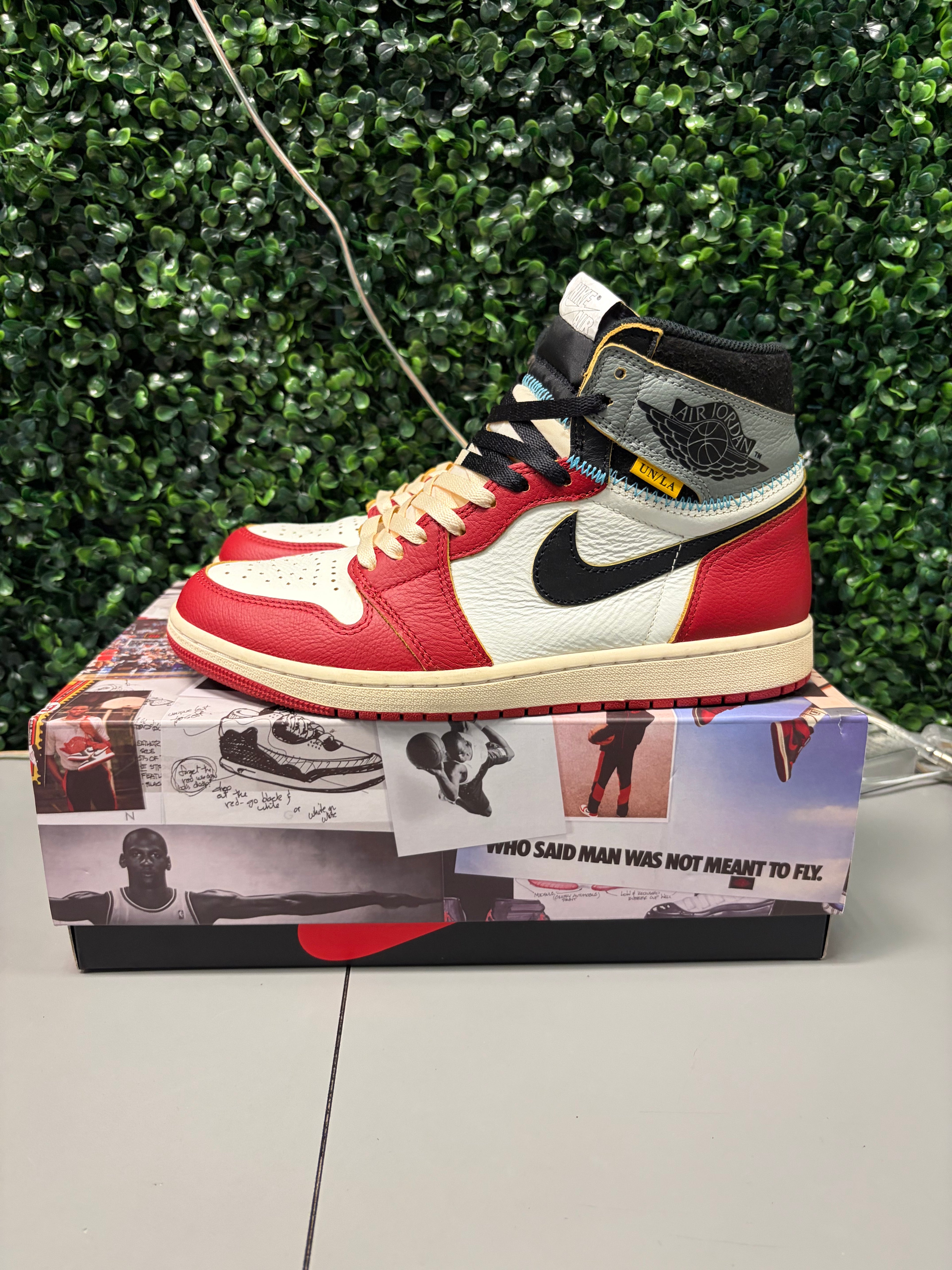 Jordan 1 Retro High X Union LA "Chicago Shadow" Size 9.5 Preowned