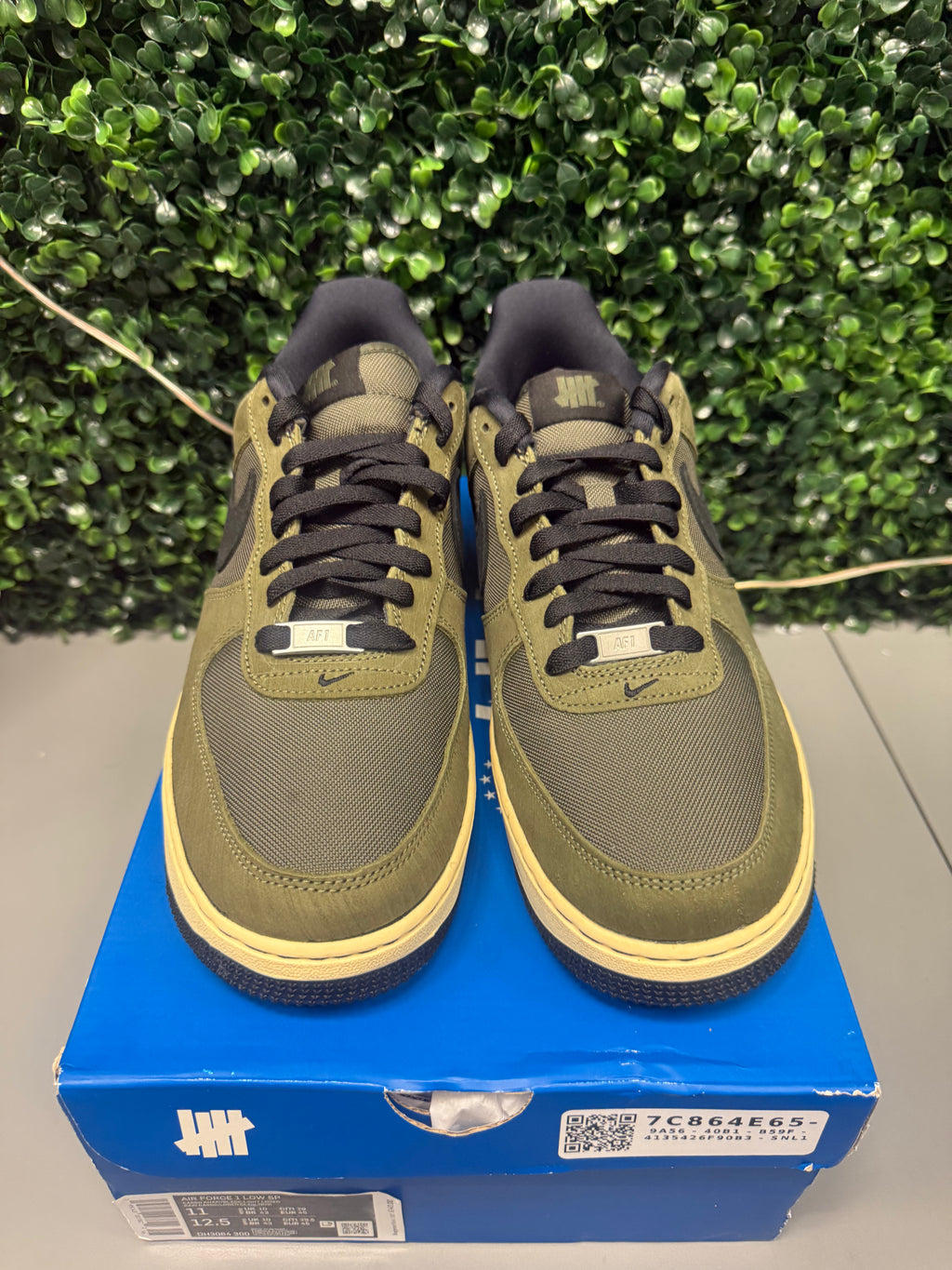 Nike Air Force 1 Low X Undefeated "Ballistic" Size 11 Preowned