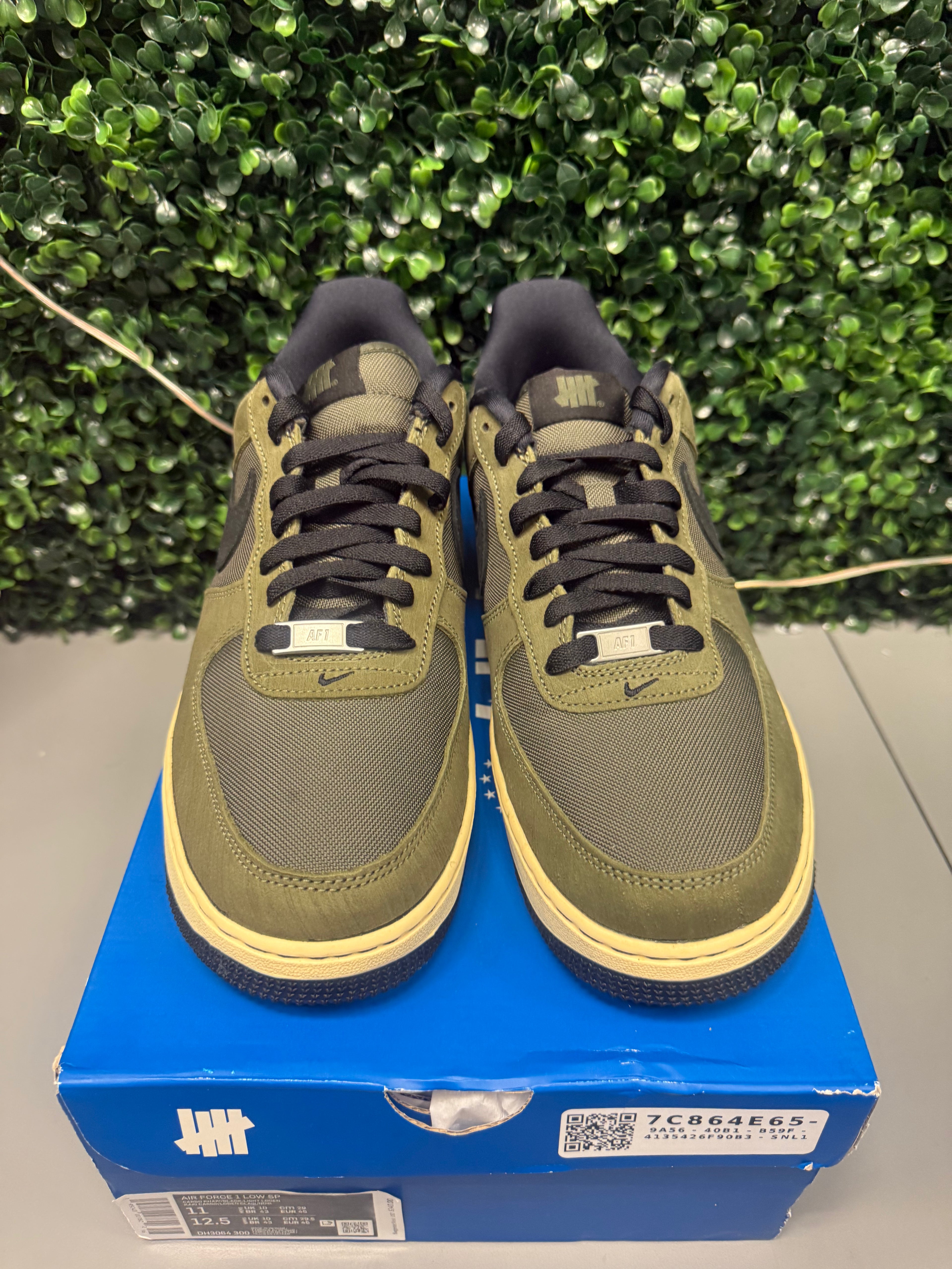 Nike Air Force 1 Low X Undefeated "Ballistic" Size 11 Preowned