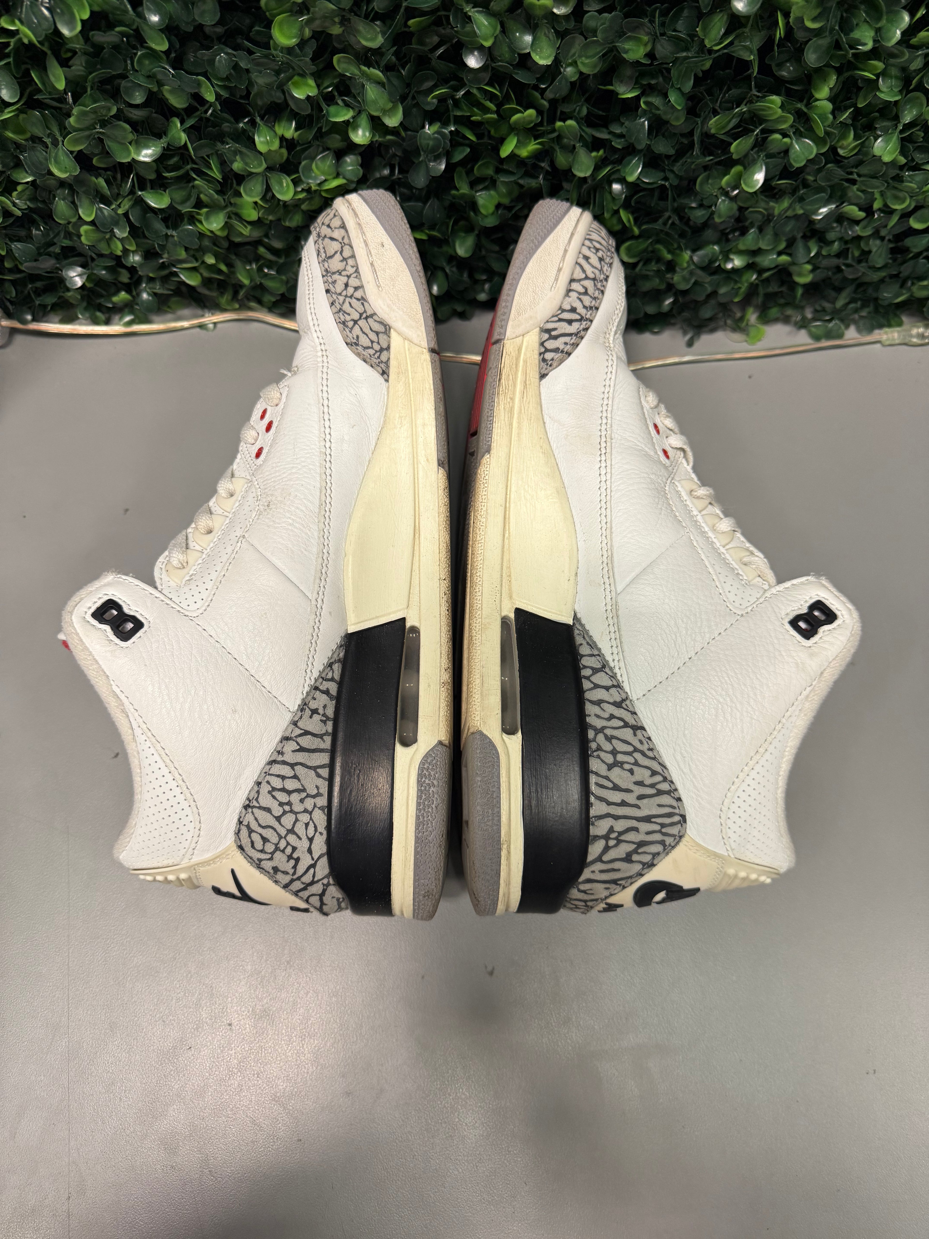 Jordan 3 "White Cement Reimagined" Size 10.5 Preowned