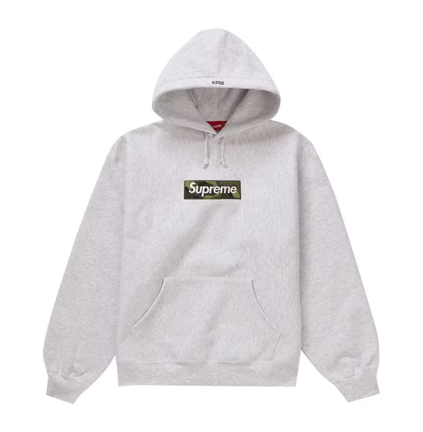 Supreme Box Logo Sweatshirt “Ash Grey Camo”