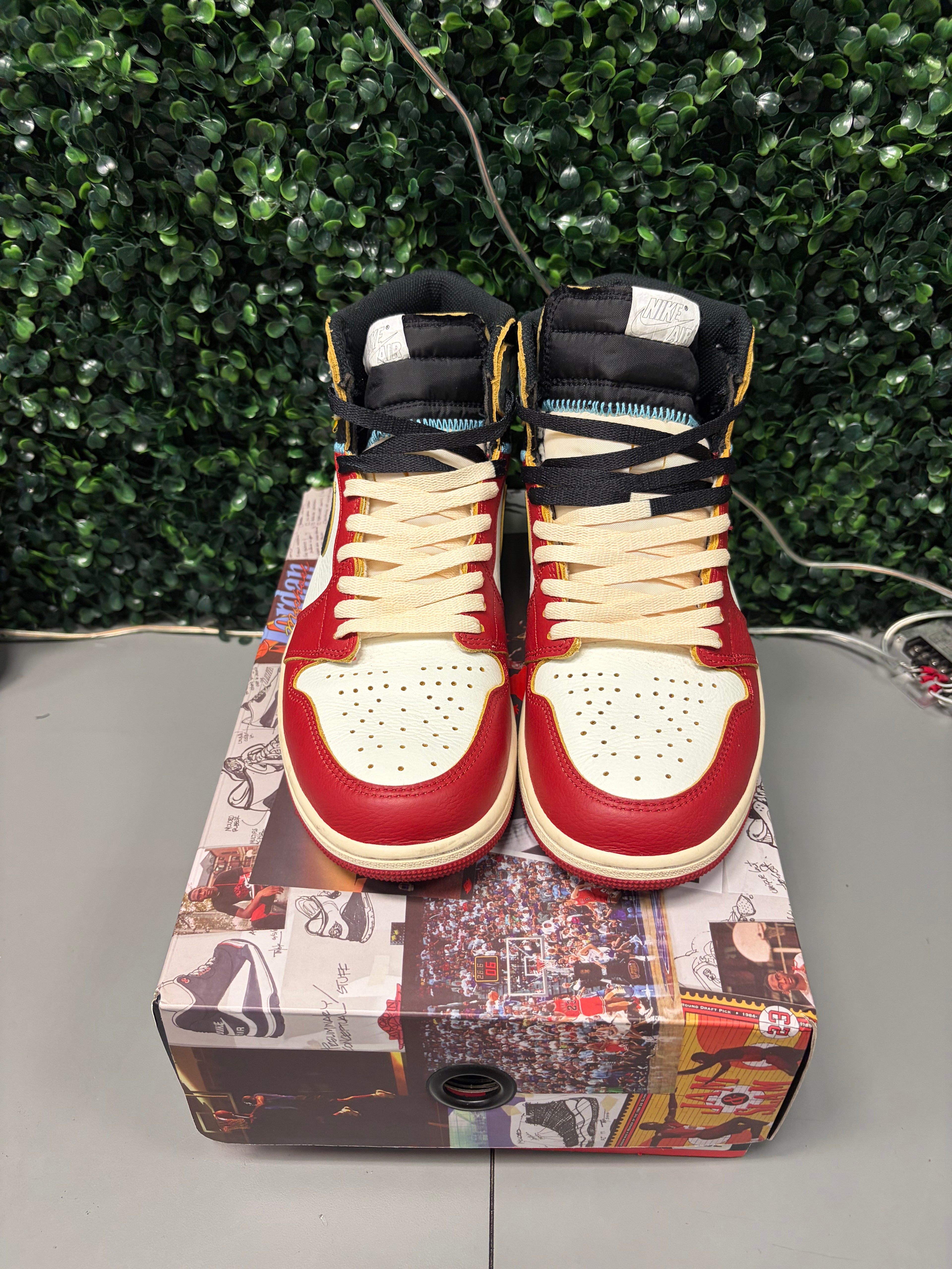Jordan 1 Retro High X Union LA "Chicago Shadow" Size 9.5 Preowned