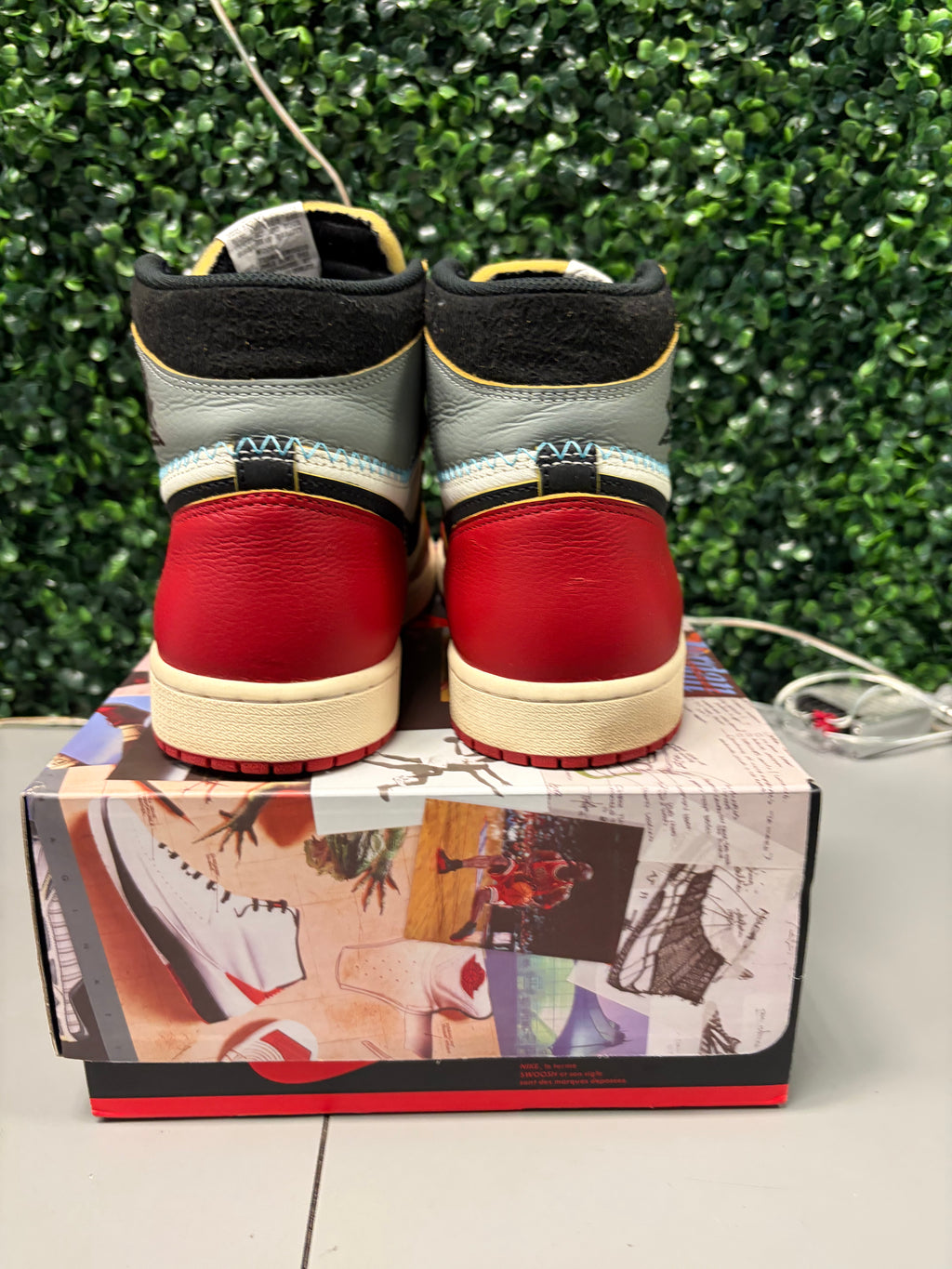 Jordan 1 Retro High X Union LA "Chicago Shadow" Size 9.5 Preowned